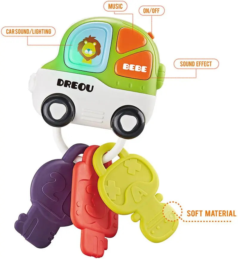 Jouet clefs de voiture musicales