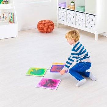 Tapis Sensoriels Liquides 4 Dalles - Foncé