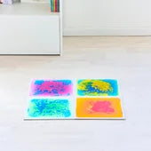 Tapis Sensoriels Liquides 4 Dalles - Foncé
