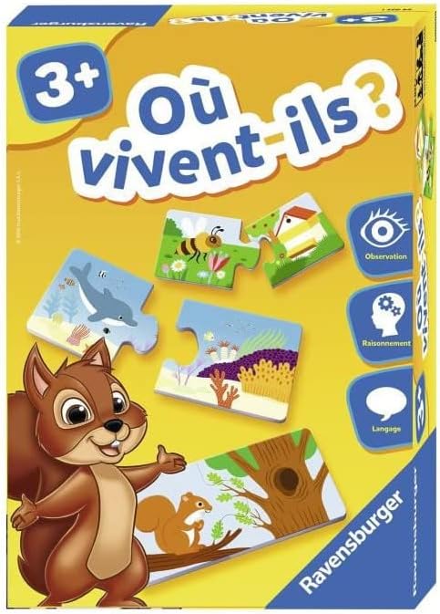Jeu Où vivent-ils ? Ravensburger