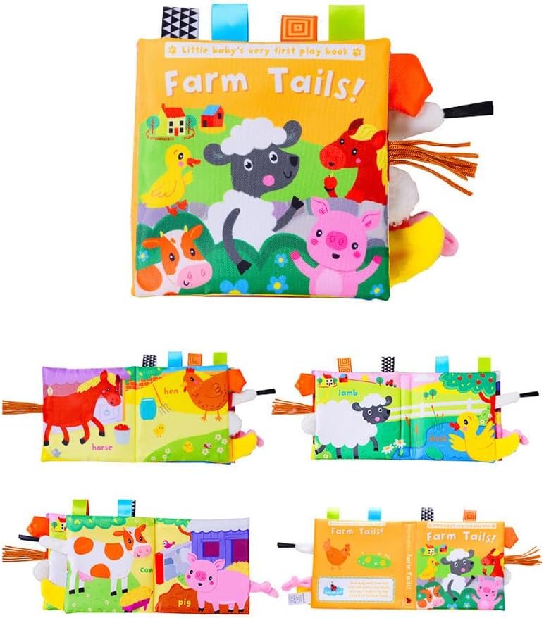Livre en tissu - Farm tails - Jungly tails