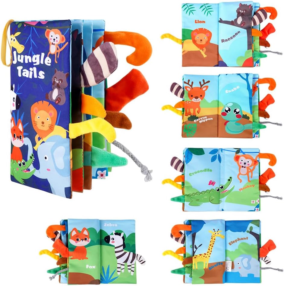 Livre en tissu - Jungle tails