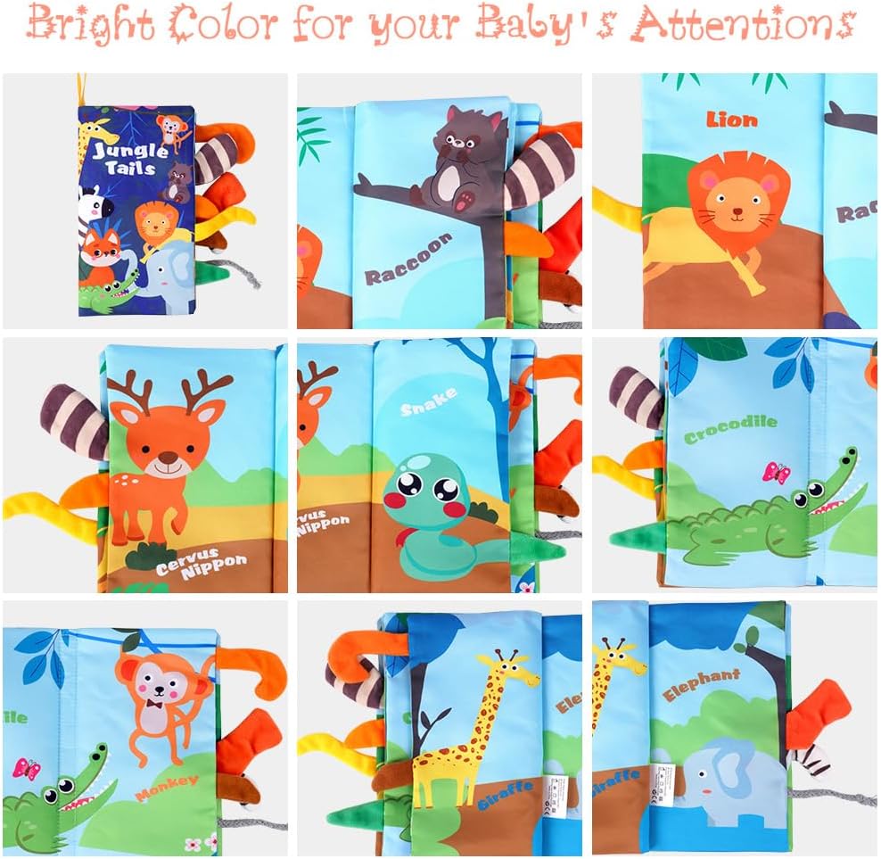 Livre en tissu - Jungle tails