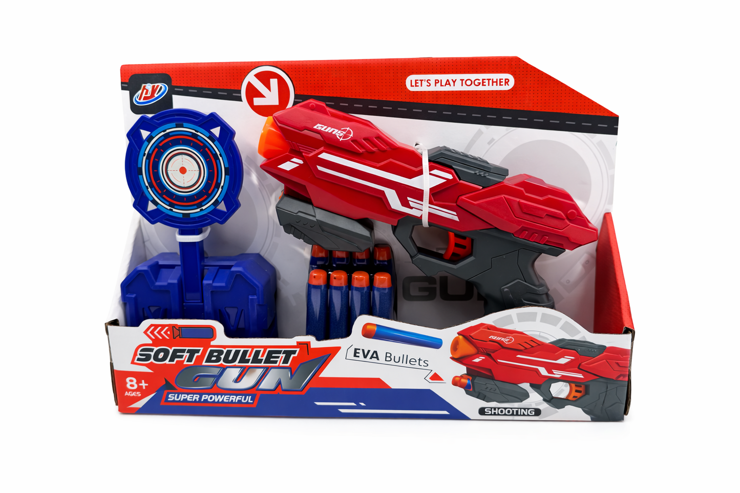 Pistolet avec balles en mousse