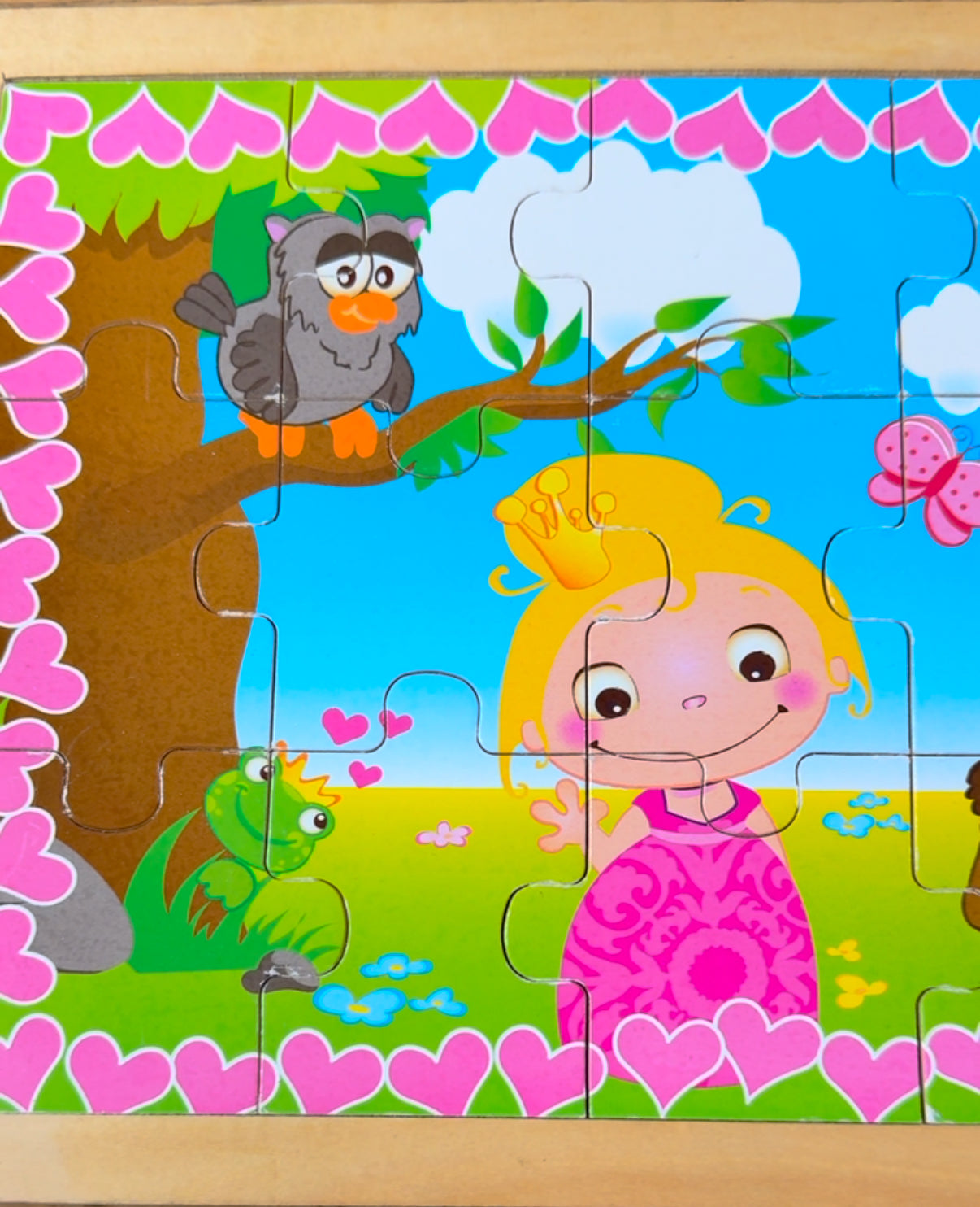Puzzle en bois princesse (occasion)