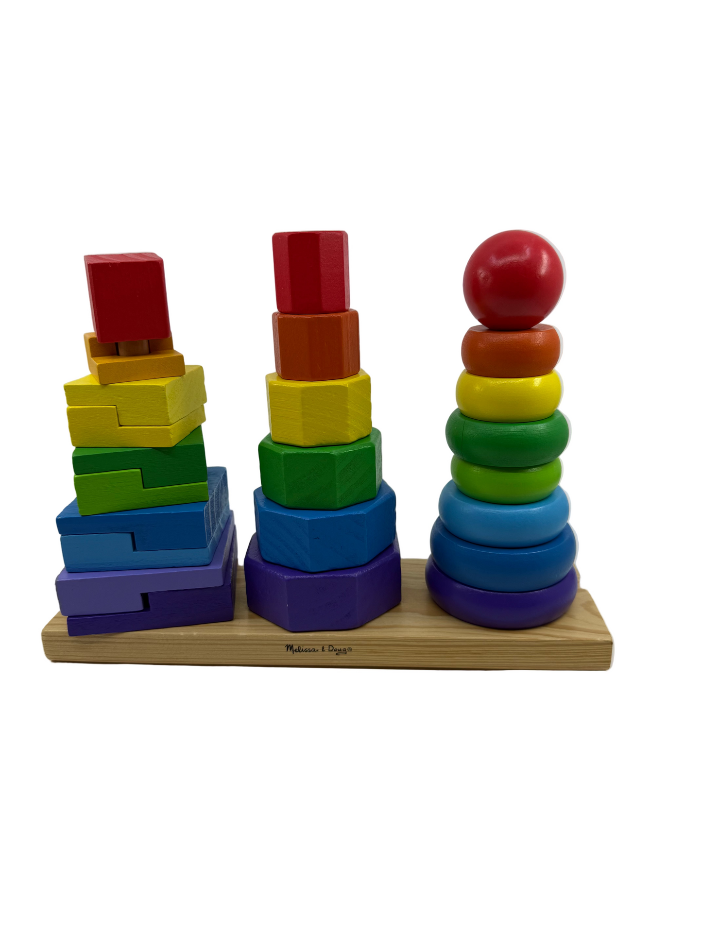 Jeu empilage en bois Mélissa & Doug (occasion)
