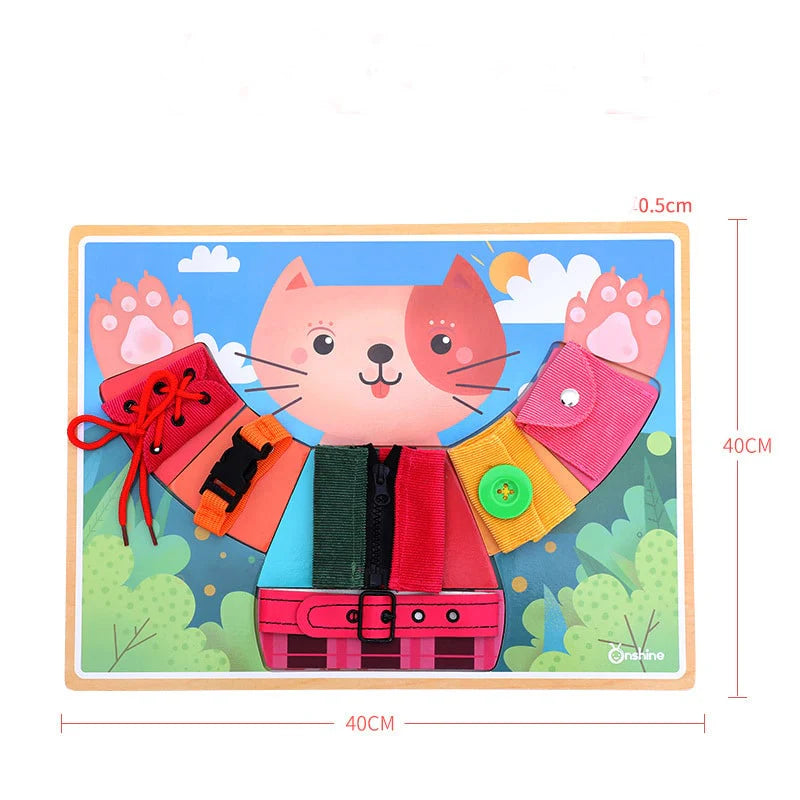 Planche d'activités Montessori - Ours ou chat