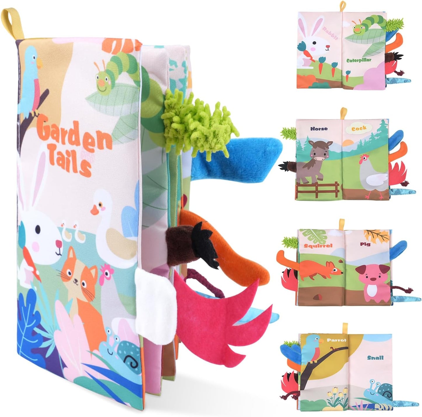 Livre en tissu - Garden tails