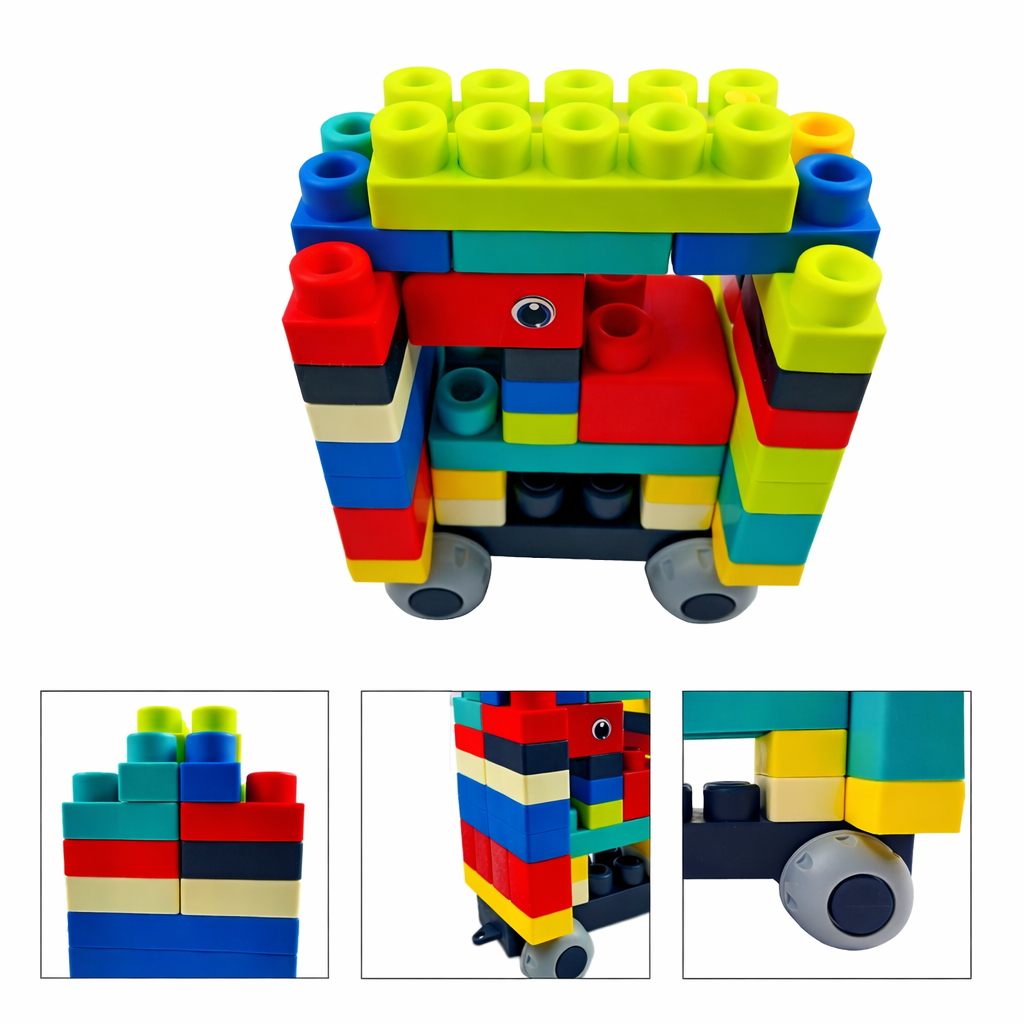 Sac de blocs de construction souples – 50 pièces