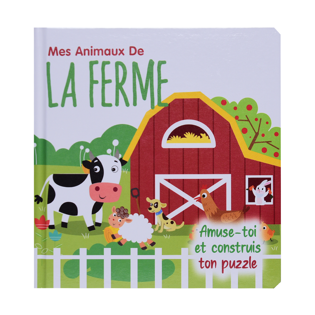 Mes animaux de la ferme - amuse toi et construis ton puzzle