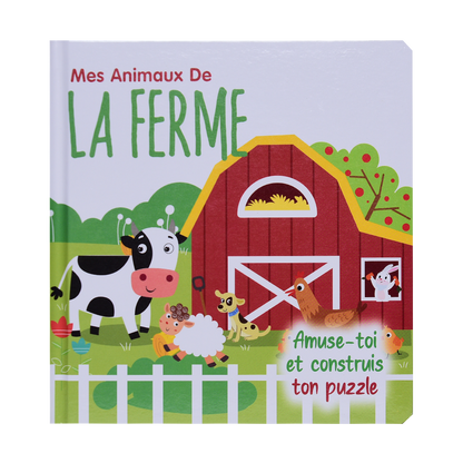 Mes animaux de la ferme - amuse toi et construis ton puzzle