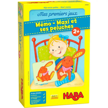 Jeu Mémo Maxi et ses peluches - HABA