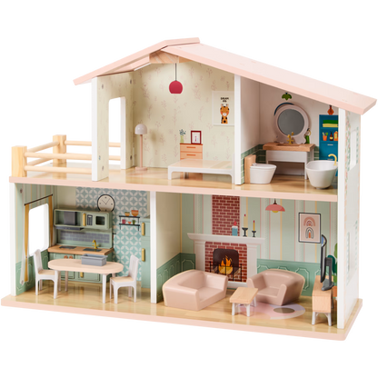 Maison de poupée en bois