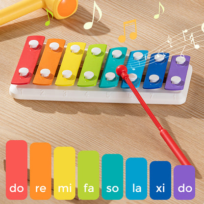Jouet éducatif Montessori 4-en-1 – Centre musical multifonctions Hola