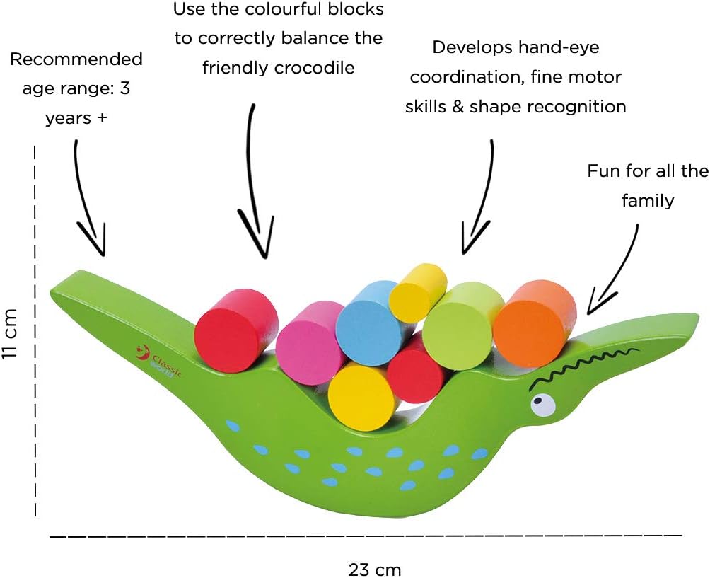 Jeu d'Équilibre Crocodile Classic World