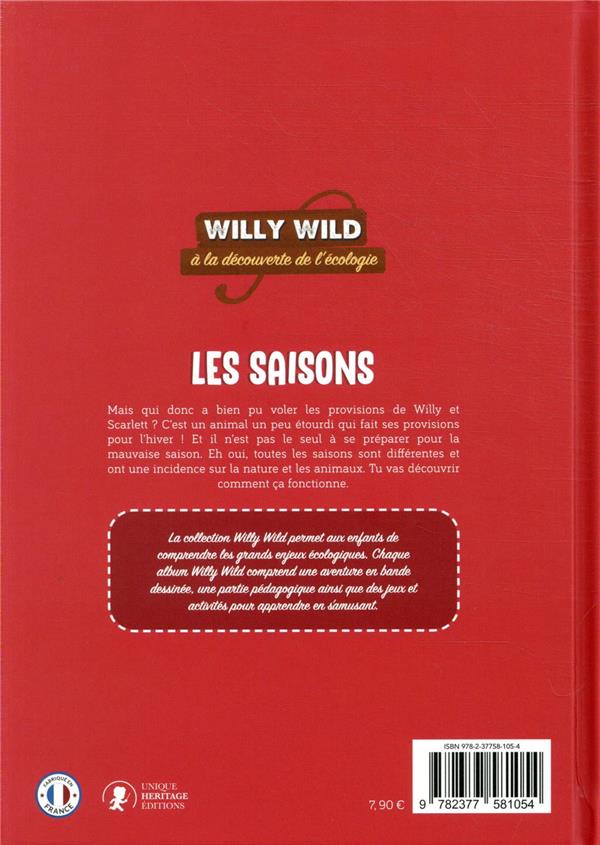 Livre Willy Wild : LES SAISONS