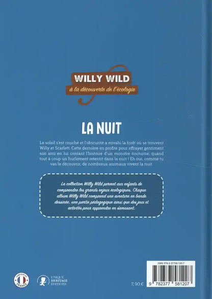 Livre Willy Wild : La nuit