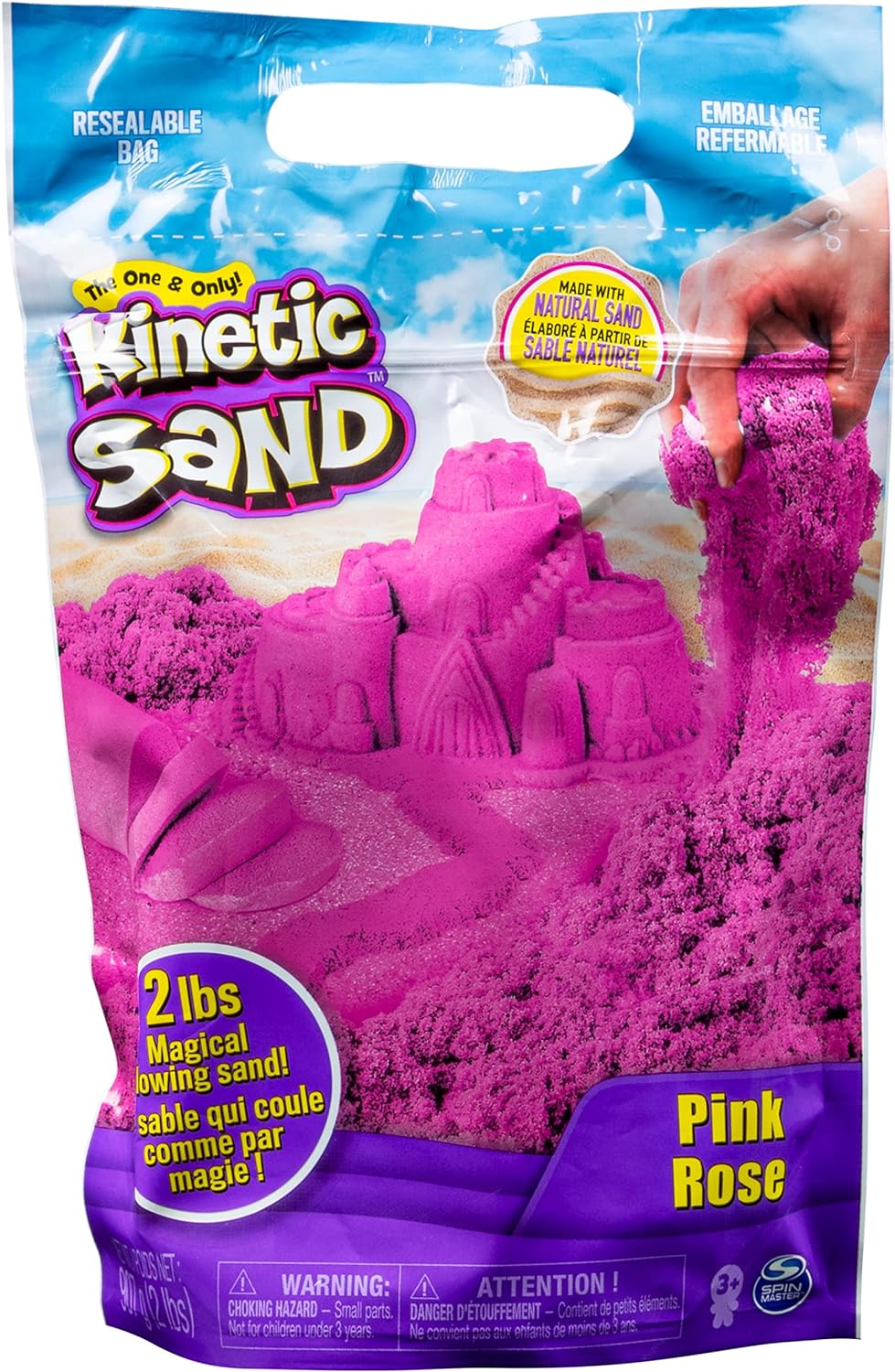 Kinetic Sand Sable Magique - Sable Rose 907 G