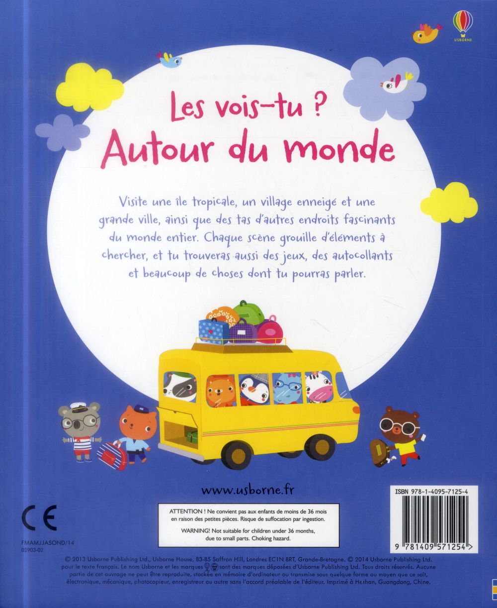 Les vois-tu ? autour du monde avec plus de 280 autocollants