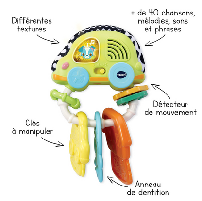 Vtech Mon hochet sensoriel clés magiques