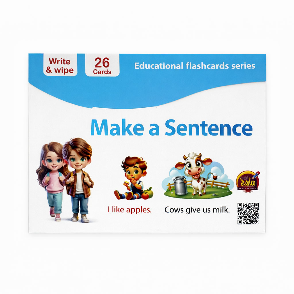 Cartes éducatives « Make a sentence » – Former des phrases en anglais