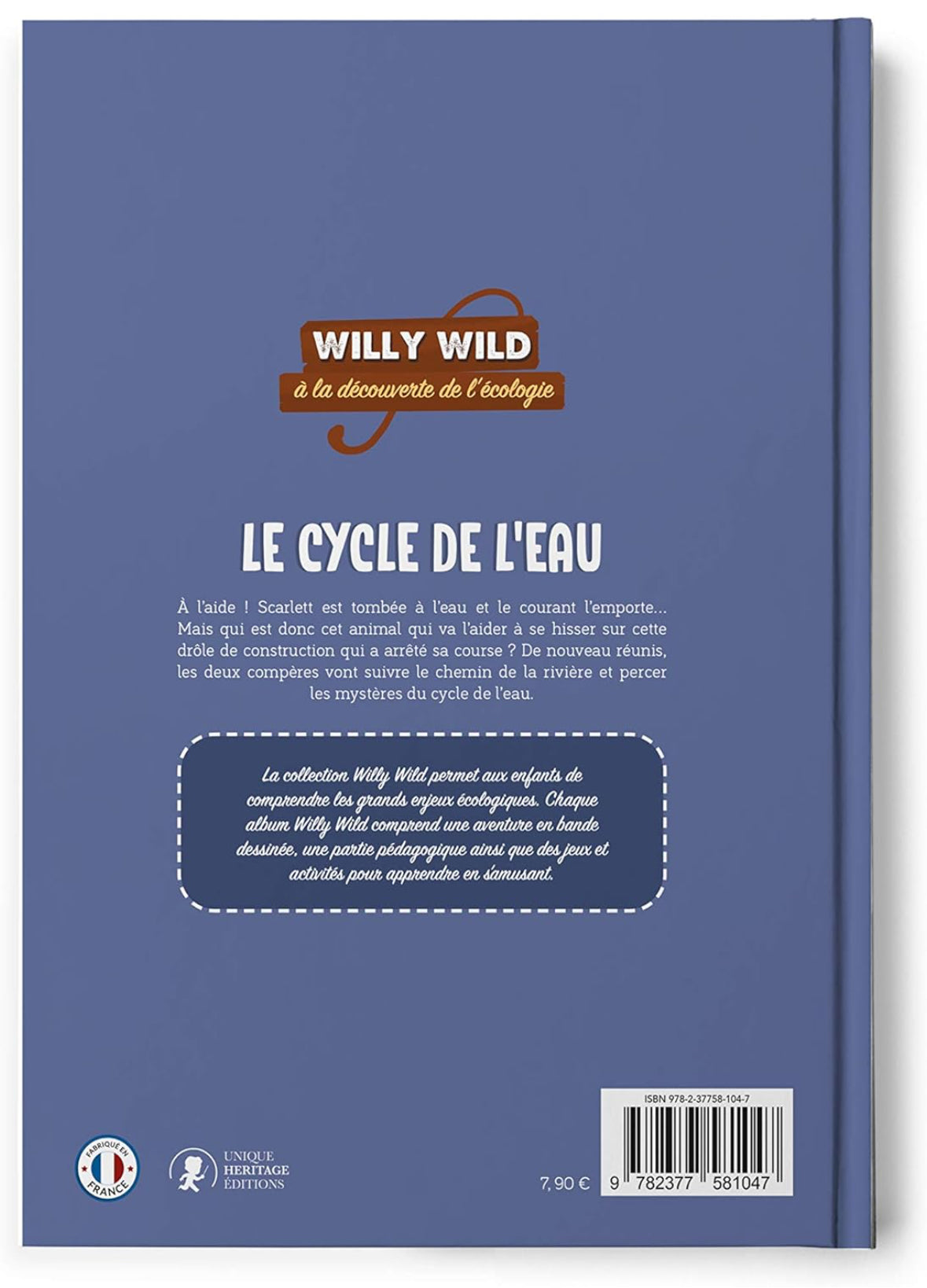 Livre Willy Wild : Le cycle de l’eau