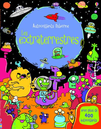 Cahier d'autocollants - les extraterrestres