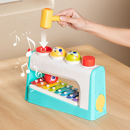 Jouet éducatif Montessori 4-en-1 – Centre musical multifonctions Hola