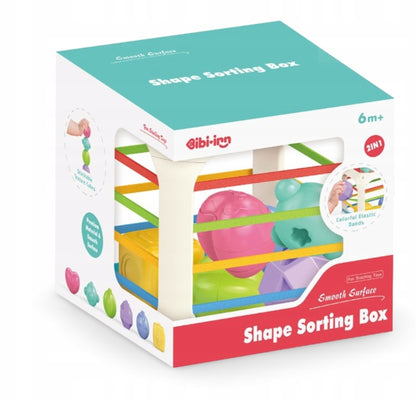 Cube sensoriel à élastiques