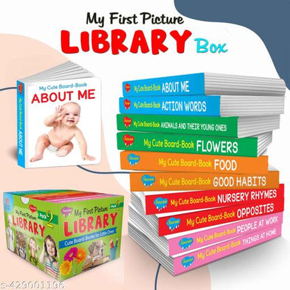 My First Picture Library Box 2 - Coffret 10 livres