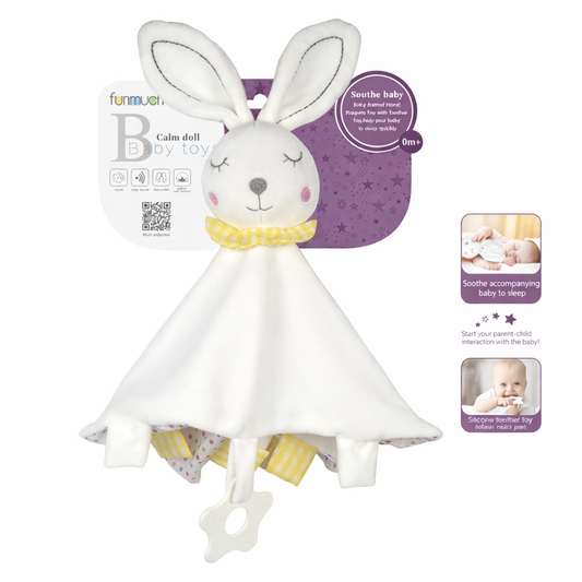 Doudou lapin blanc