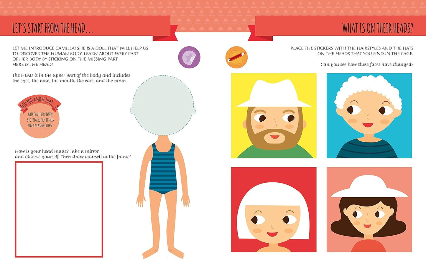 My First Book of the Human Body: Montessori Activity Book