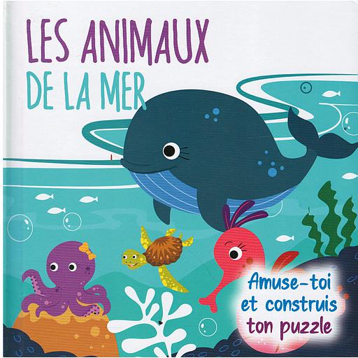 Les animaux de la mer - Amuse toi et construit ton puzzle