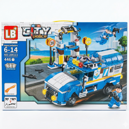 Jeu de construction – city camion de police