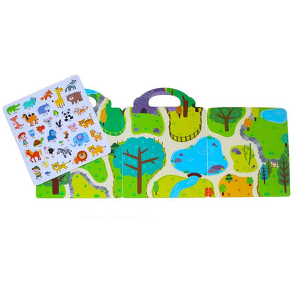 كتاب اللواصق الحيوانات - Livre d'autocollants Les animaux