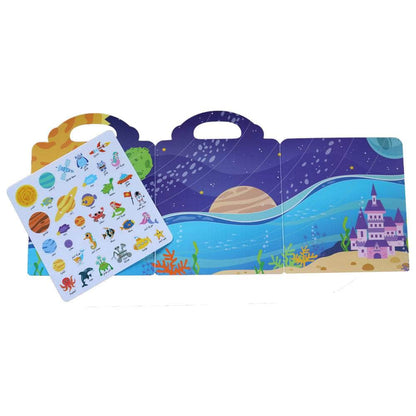 كتاب اللواصق البحر والفضاء - Livre d'autocollants Mer et espace