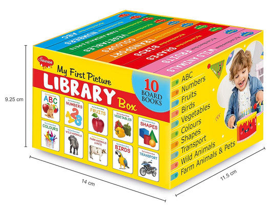 My First Picture Library Box - Coffret 10 livres