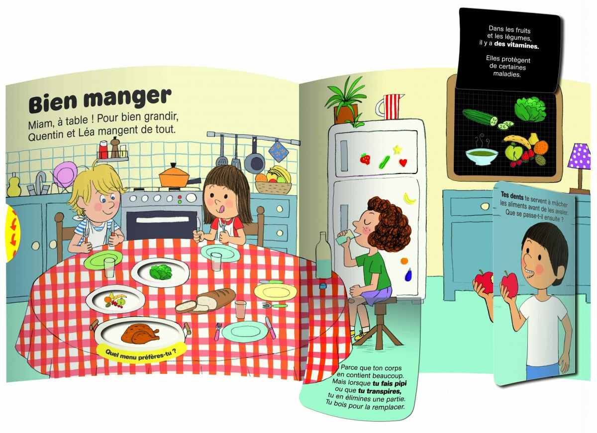 Le corps - Livre animé Kididoc