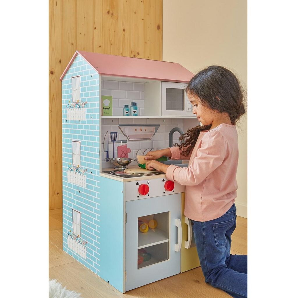 Cuisine et maison de poupée 2 en 1