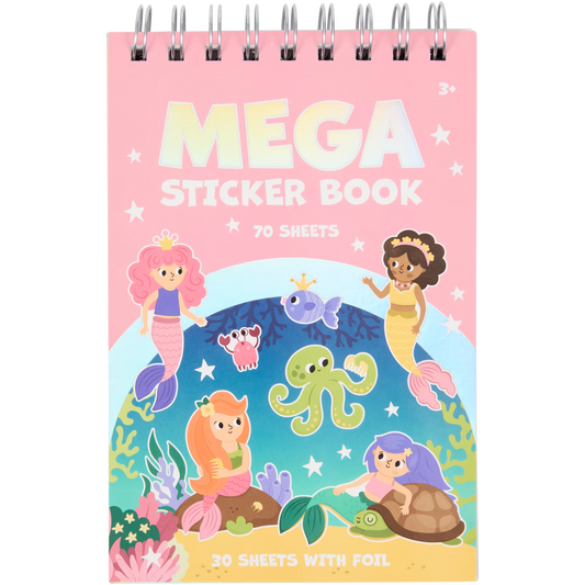 Livre d'autocollants Méga - Sirènes