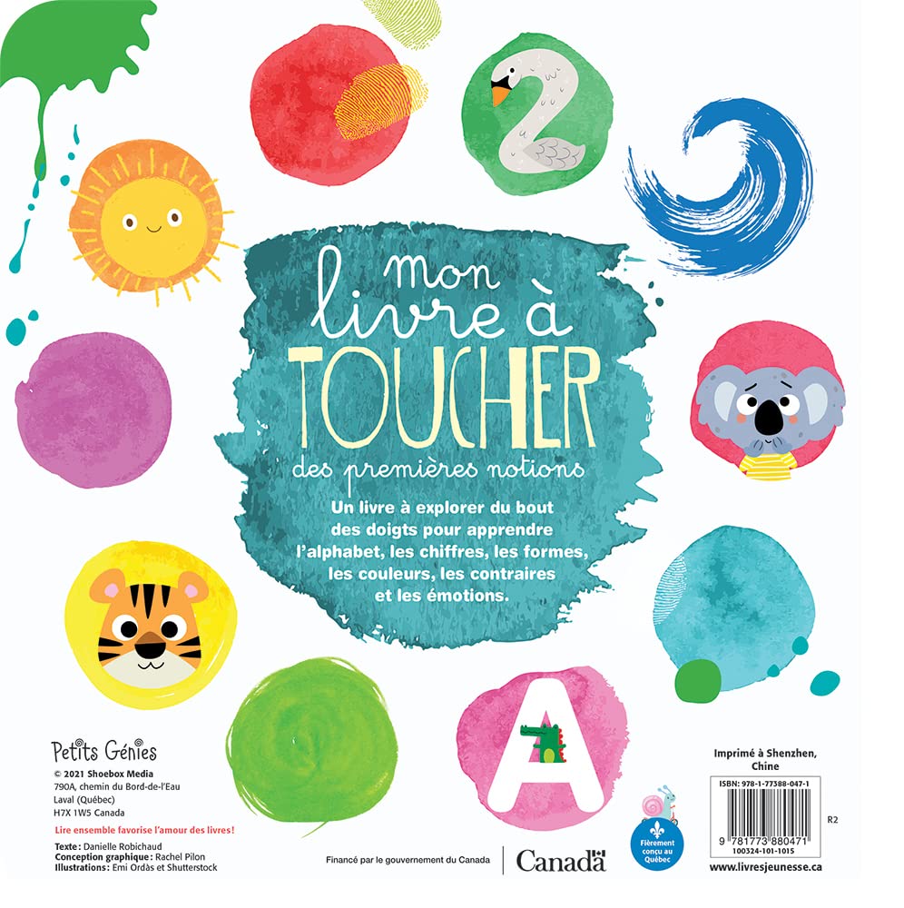 Mon Livre à Toucher des Premières Notions