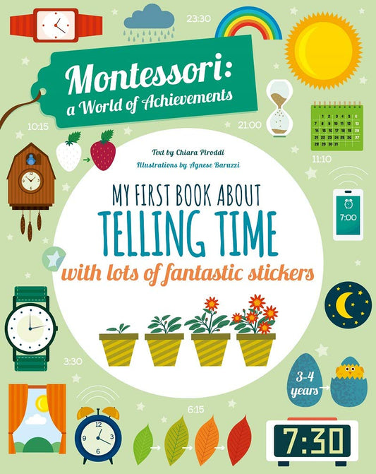 My First Book About Telling Time: Montessori Activity Book