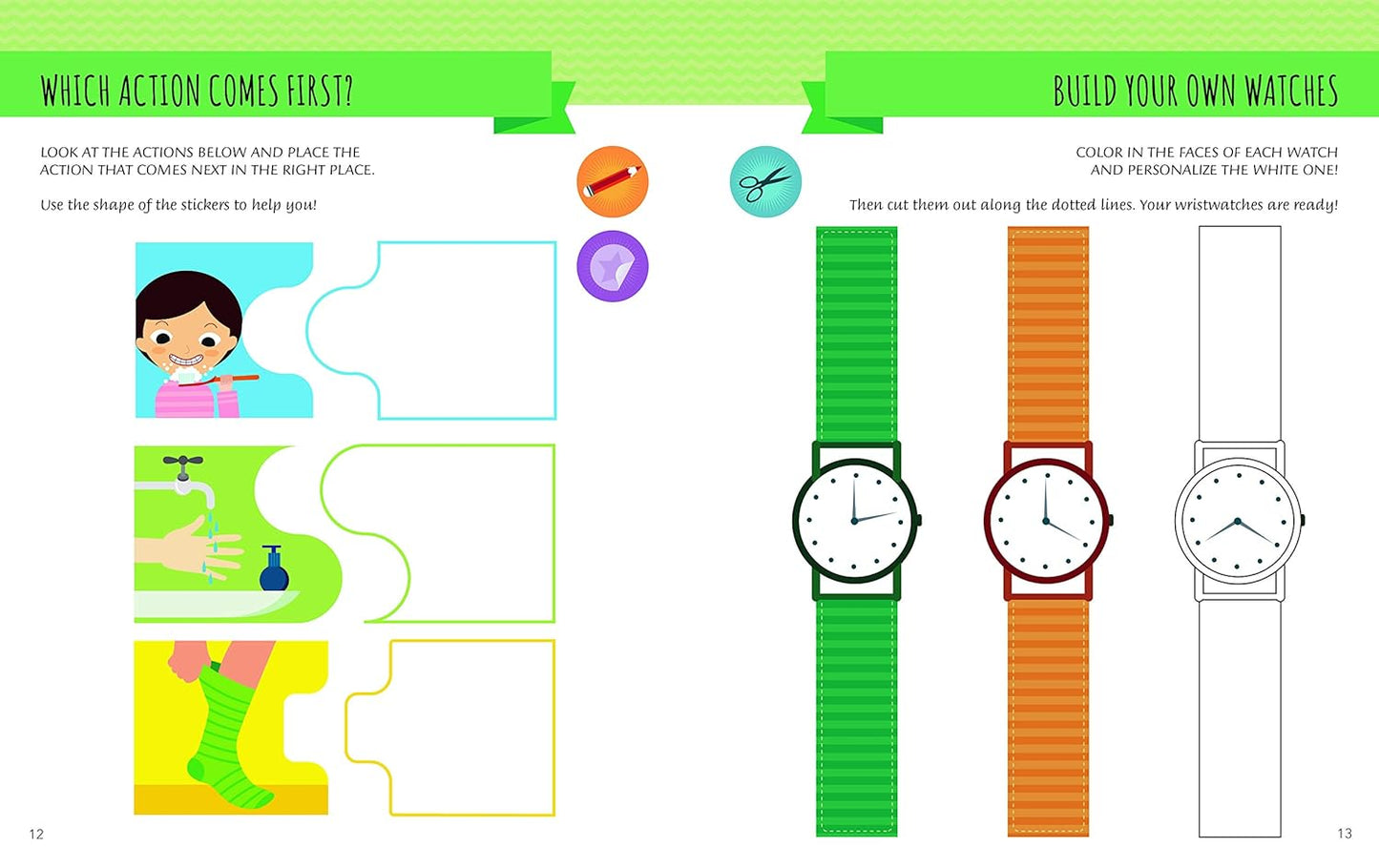 My First Book About Telling Time: Montessori Activity Book