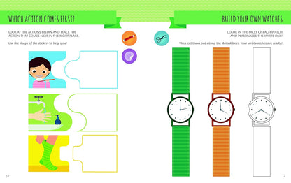 My First Book About Telling Time: Montessori Activity Book